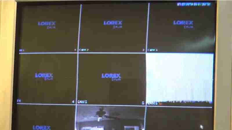 CCTV Camera Showing Black Screen